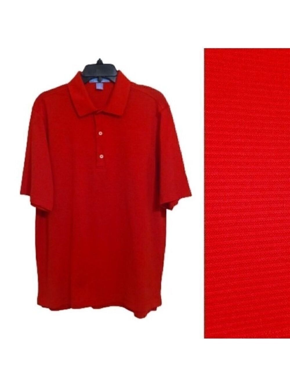 Fairway & Greene Men's Medium Red Golf Polo Shirt